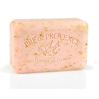 史低价！Pre De Provence普罗旺斯 纯天然 香皂，玫瑰香味，8.8oz/250克，原价$10.85，现仅售$4.94，免运费。多种不同香味款价格相近！