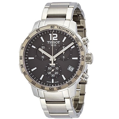 Tissot Men's T0954171106700 Quickster Stainless Steel Watch,only $269.00, free shipping