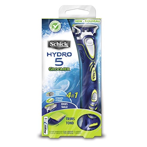 史低价！Schick 舒适Hydro 5 Groomer Sensitive 电动剃须刀（附带胡须修剪器），原价$16.99，现点击coupon后仅售$5.49 