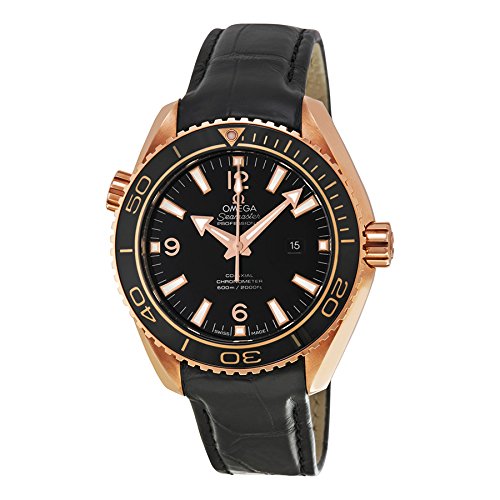 OMEGA Seamaster Planet Ocean Black Dial Black Leather Men's Watch Item No. 23263382001001, only $11945.00, free shipping after using coupon code 