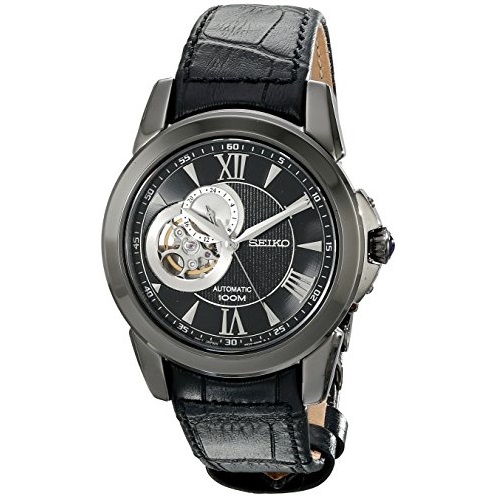 Seiko Men's SSA243 Analog Display Japanese Quartz Black Watch, only $229.96, free shipping