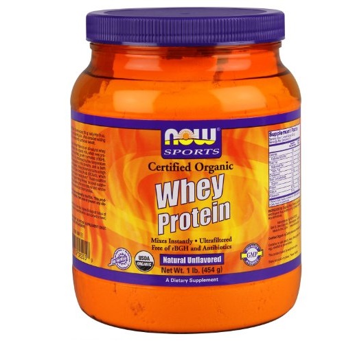 Now Foods Organic Whey Protein, Natural Unflavored 1 Pound, only  $15.99  
