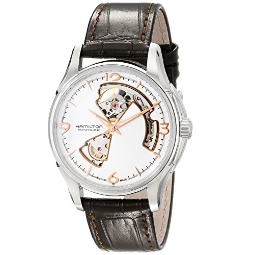 史低价！Hamilton 汉米尔顿 Jazzmaster 爵士系列 H32565555 男款机械腕表，原价$925.00，现仅售$555.99，免运费
