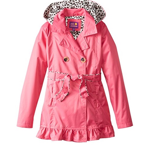 史低價！Pink Platinum 兒童經典連帽風衣，原價$60.00，現使用折扣碼后僅售$14.07
