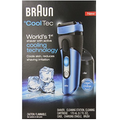 BRAUN 博朗 Cool Tec CT4CC 肌膚冷卻 冰感電動剃鬚刀，原價$199.99，現僅售$85.27，免運費