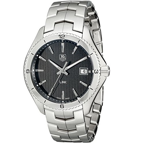 TAG Heuer Men's WAT1110.BA0950 Link Black Dial Watch, only $1,399.00, free shipping