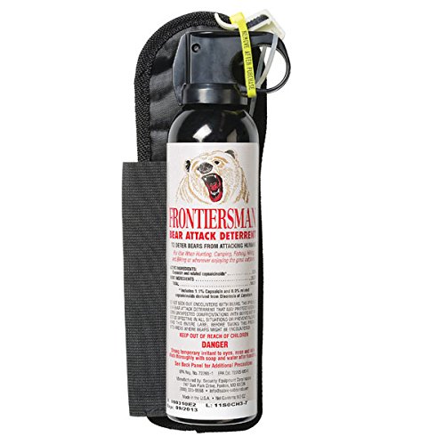 SABRE Frontiersman Bear Spray 9.2 oz  — Maximum Strength, Maximum Range & Greatest Protective Barrier Per Burst! — Effective Against All Types of Bears, only $37.86