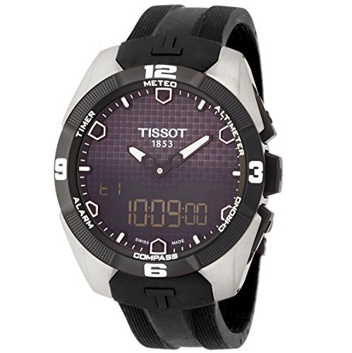 Tissot Men's T0914204705100 T-Touch Expert Analog-Digital Display Swiss Quartz Black Watch, only $728.05, free shipping
