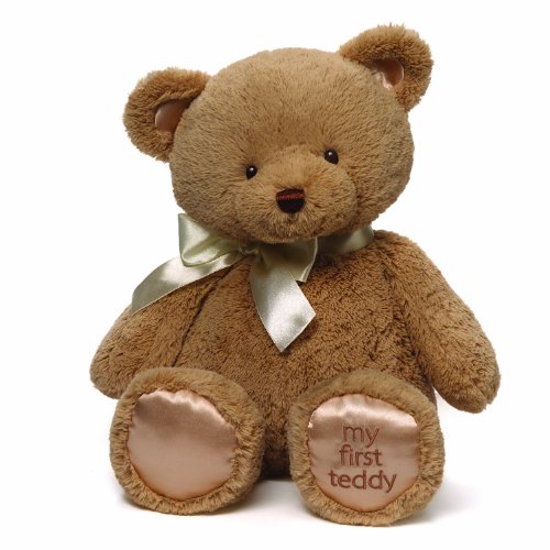 Baby GUND My First Teddy Bear Stuffed Animal Plush, Tan, 18