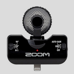 Zoom iQ5 Mid-Side Stereo Microphone for iOS $99.99, FREE shipping