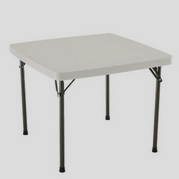 Lifetime 22301 Folding Square Card Table, 37 Inch Top, Almond $44.38, FREE shipping