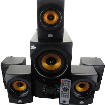 Acoustic Audio AA5170 Home Theater 5.1 Bluetooth Speaker System 700W with Powered Sub, only $79.30, free shipping