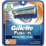 白菜，速抢！Gillette吉列 Fusion Proglide手动剃须刀替换刀头，6个装 双重折扣后仅售 $0.49