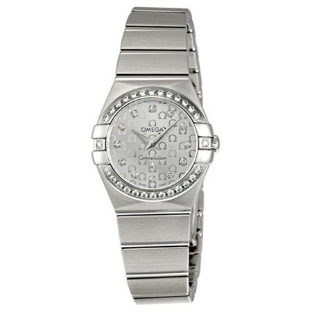 jomashop：OMEGA 欧米茄 星座系列 123.15.24.60.52.001女士镶钻手表，原价$5,700.00，现使用折扣码后仅售 $2445.00，免运费