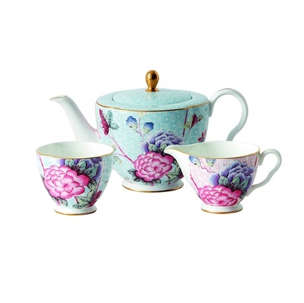 Wedgwood Cuckoo Teapot, Sugar & Cream Set, only $118.00, free shipping