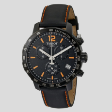 Tissot Men's T0954173605700 Quickster Chronograph Analog-Display Swiss Quartz Black Watch $297.16, FREE shipping