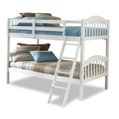 Stork Craft Long Horn Bunk Bed, White $179.00, FREE shipping