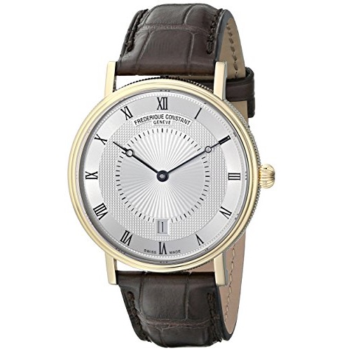 Frederique Constant Men's FC306MC4S35 Slim Line Gold-Tone Stainless Steel Watch, only$669.99, FREE shipping