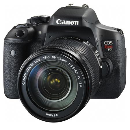 Canon EOS Rebel T6i DSLR Camera with EF-S 18-135mm f/3.5-5.6 IS STM Lens, - With Special Promotional Bundle, only $799.00, free shipping after $350 mail-inrebate