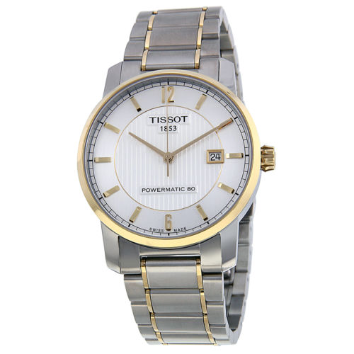TISSOT T-Classic Automatic Silver Dial Two-tone Men's Watch Item No. T0874075503700, only $309.99, free shipping after using coupon code