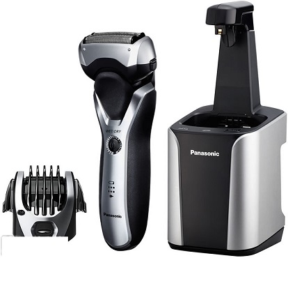 Panasonic ES-RT97-S Men's Electric Shaver and Trimmer with Cleaning System, Silver, only $63.00, free shipping