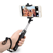 TaoTronics® iFly Bluetooth Selfie Stick Extendable Self-portrait monopod with built-in battery & Wireless Remote Shutter for iPhone  $5.99