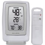 史低價！銷量第一！AcuRite 00611A3無線室內室外溫度計和濕度感測器$9.99