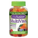 Vitafusion Multivites成人复合维生素水果味软糖，70粒*3瓶 $7.79