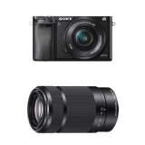 Sony Alpha a6000 Black Interchangeable Lens Camera with 16-50mm and 55-210mm Sony E-Mount Lenses $697 FREE Shipping