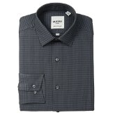 Ben Sherman Men's Charcoal Gingham Flannel - Slim Fit - Spread $23.99 FREE Shipping on orders over $49