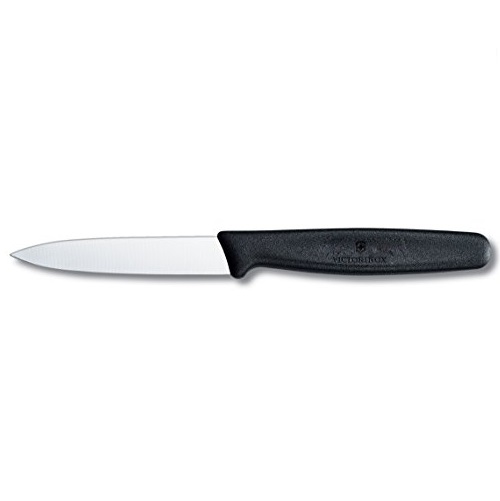 Victorinox Swiss Army 3-1/4-Inch Fibrox Straight Edge Paring Knife, Black, only $5.99 