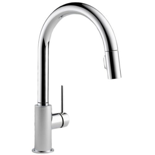 Delta Faucet 9159-DST Trinsic Single Handle Pull Down Kitchen Faucet, Chrome, only $141.54, free shipping