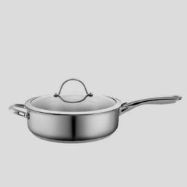 Cooks Standard NC-00351 Stainless Steel 11-Inch Deep Saute Pan with Cover, 5-Quart $33.99