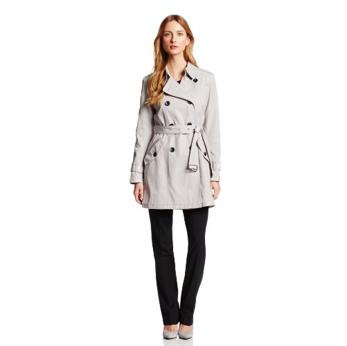 Vince Camuto Women's Classic Double-Breasted Trench Coat, only $63.86, free shipping
