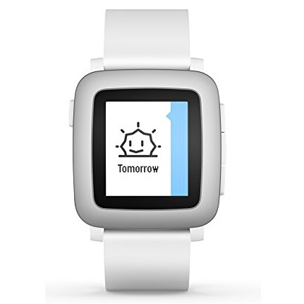 仅限今日！史低价！Pebble Time 新款智能手表，原价$199.99，现仅售$103.99，美国境内免运费。可直邮中国！2色同价！