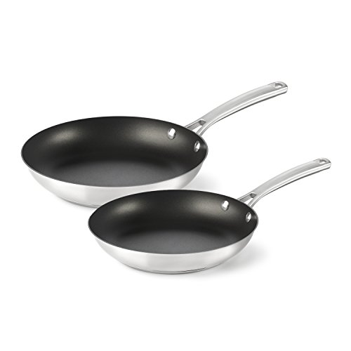 Calphalon Classic Stainless Steel Cookware, Nonstick Fry Pan, 2-piece, only $32.50, free shipping