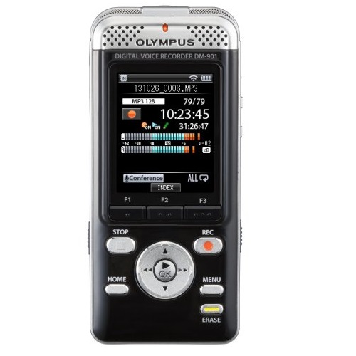 手機控制！史低價！Olympus 奧林巴斯 DM-901 便攜錄音筆，原價$199.99，現僅售 $146.23，免運費