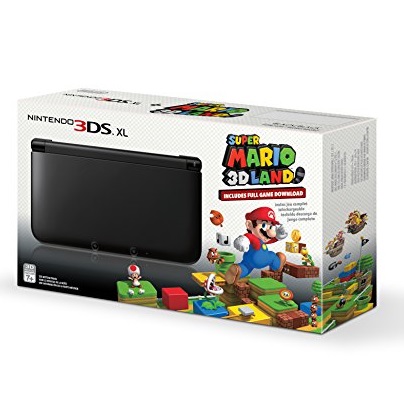 Black Nintendo 3DS XL with (Pre-installed) Super Mario 3D Land Game, only $129, free shipping