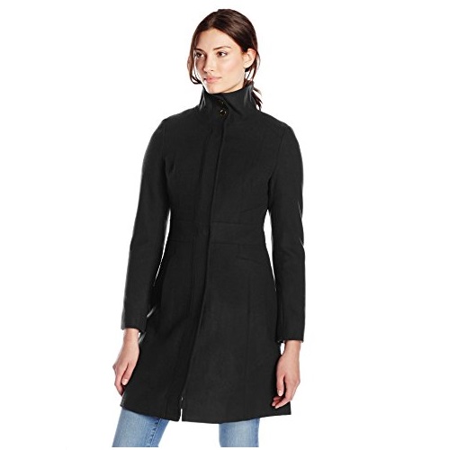 Via Spiga 女士长款羊毛呢大衣，原价$285.00，现使用折扣码后仅售$65.17，免运费。 