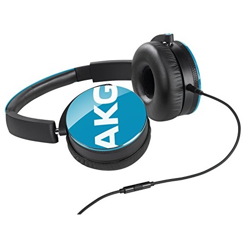 AKG Y50 Teal On-Ear Headphone with In-Line One-Button Universal Remote/Microphone, Teal, only $64.95, free shipping
