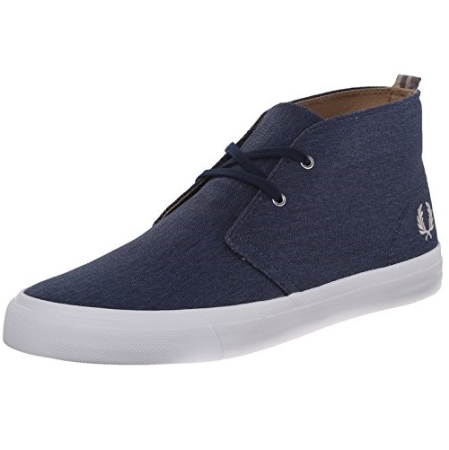 Fred Perry Men's Vernon Mid-Top Waxed Canvas Fashion Sneaker, only  $45.57, free shipping after using coupon code 