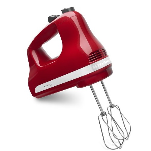 KitchenAid KHM512ER 5-Speed Ultra Power Hand Mixer, Empire Red, only $34.99, free shipping