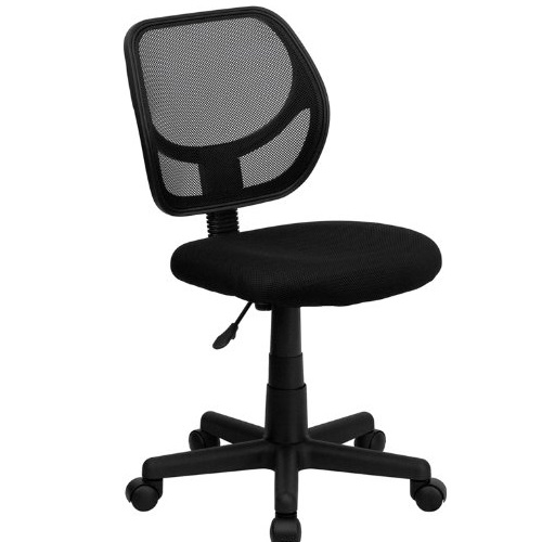 Flash Furniture WA-3074-BK-GG Mid-Back Black Mesh Task and Computer Chair, only $37.60, free shipping