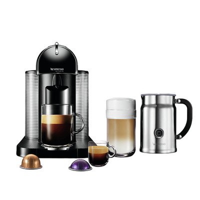 Nespresso VertuoLine Coffee and Espresso Maker with Aeroccino Plus Milk Frother, Black,$138.95free shipping
