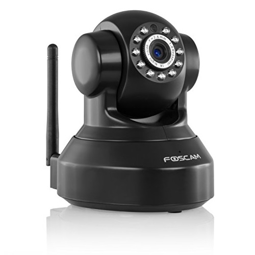 Foscam FI9816P Plug and Play 720P HD H.264 Wireless/Wired Pan/Tilt IP Camera, 26-Feet Night Vision and 70 Degree Viewing Angle (Black),only $47.99, free shipping