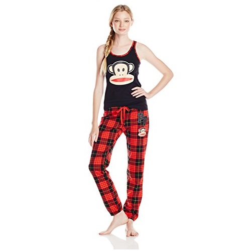 Paul Frank Women's Julius Academy Red Plaid Pajama Set, only $14.59 after using coupon code