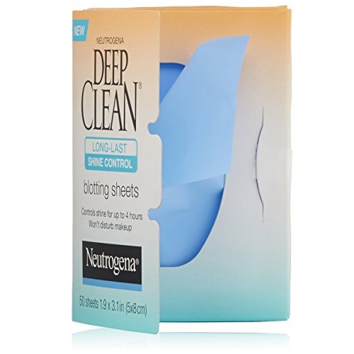 Neutrogena Deep Clean Shine Control Blotting Sheets, 50 Count (Pack of 6) ,only $22.50, free shipping
