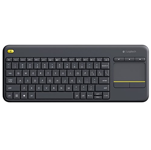 Logitech Wireless Touch Keyboard K400 Plus with Built-In Touchpad for Internet-Connected TVs, only $18.99