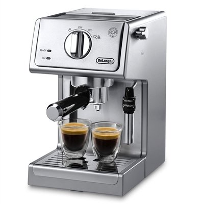 史低價！DeLonghi德龍 ECP3630 泵壓意式不鏽鋼濃縮咖啡機，原價$199.95，現僅售$111.99（44% off），免運費
