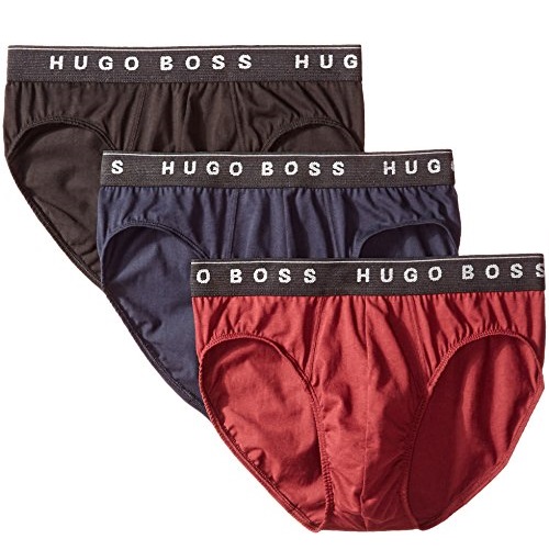 BOSS HUGO BOSS Men's 3-Pack Assorted Cotton Brief,only $16.79